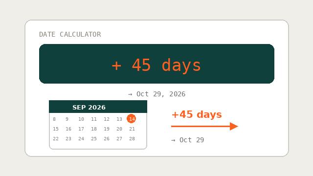 Date Calculator
