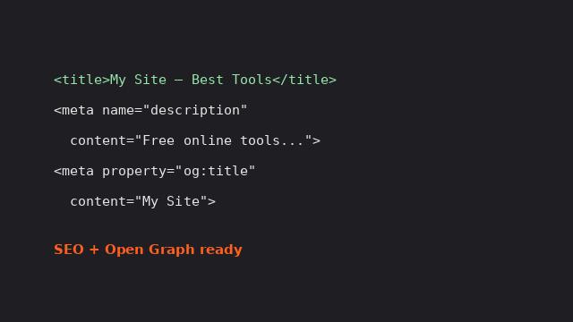 Meta Tag Generator — after