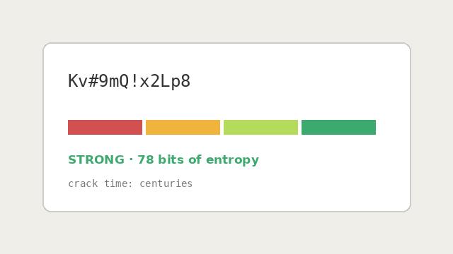 Password Strength Checker — after
