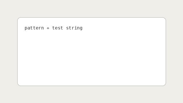 Regex Tester — before