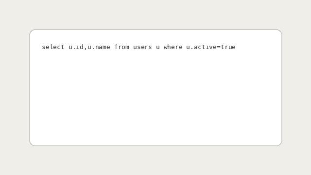 SQL Formatter — before