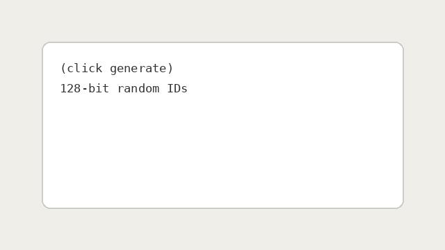 UUID Generator — before