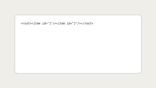 XML Formatter — before