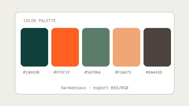 Color Palette / HEX-RGB