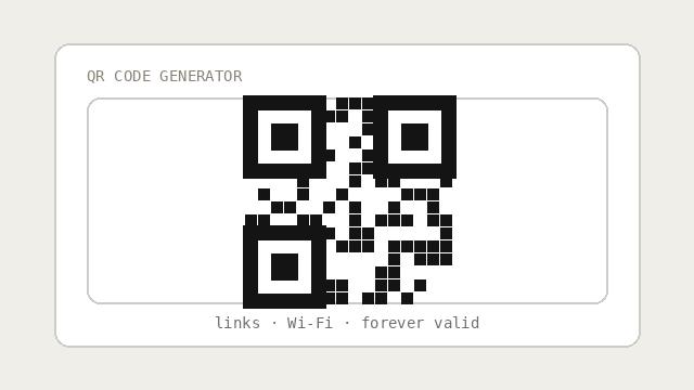 QR Code Generator