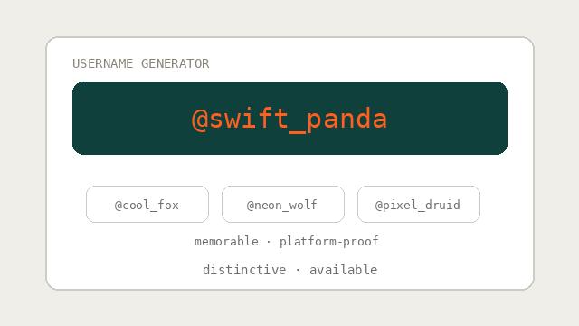 Username Generator
