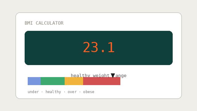BMI Calculator