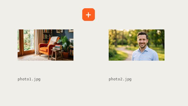 Images to PDF — before