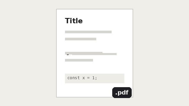 Markdown to PDF — after