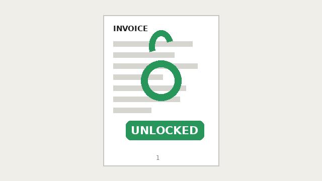 PDF Unlock — after